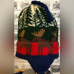 VTG The Maine Mad-Hatter Slouchy Knit Winter Hat. Size Small EUC
